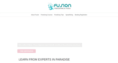 Desktop Screenshot of fusionfreedive.com